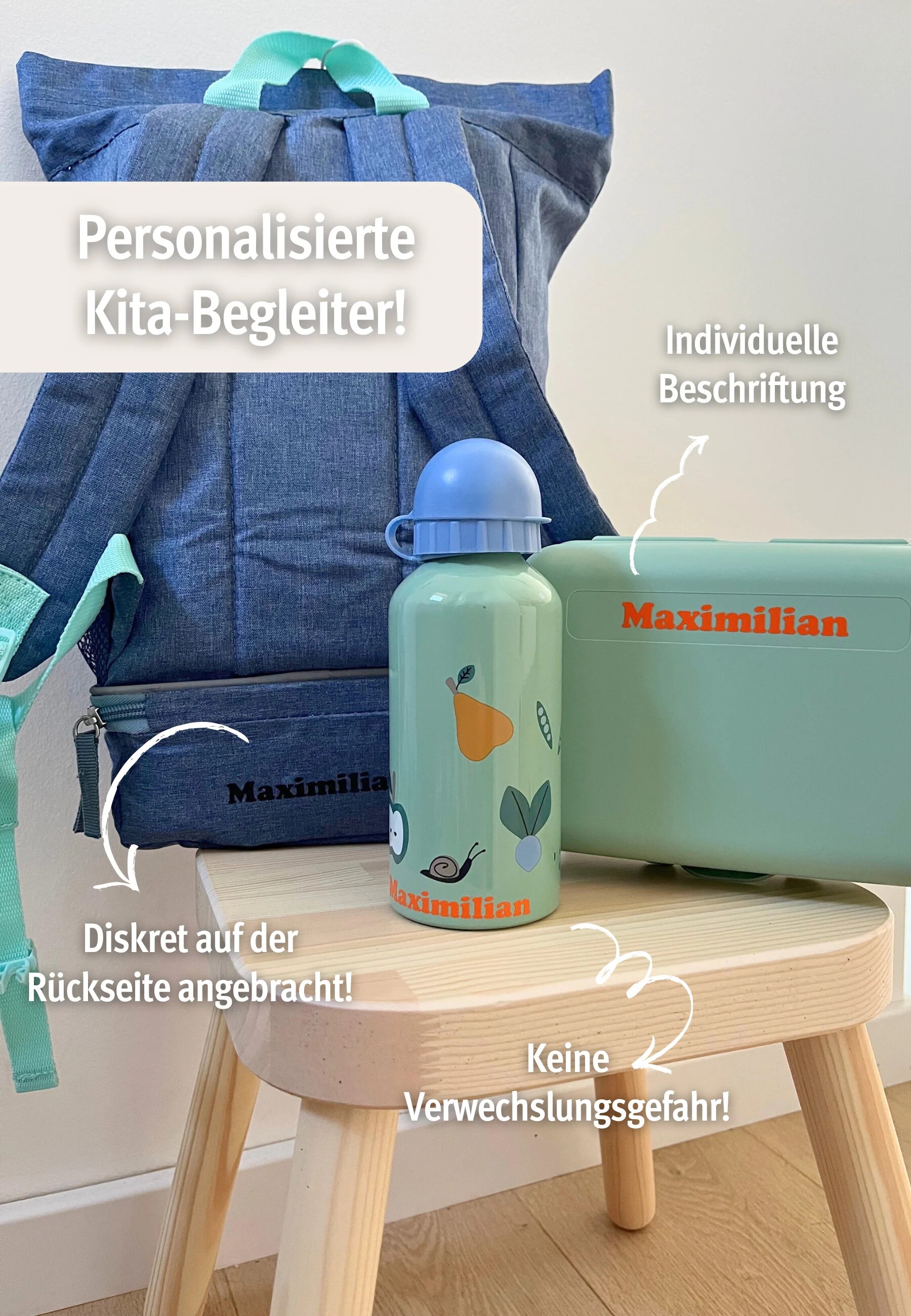 Kinderrucksack mit Nassfach - Image 9