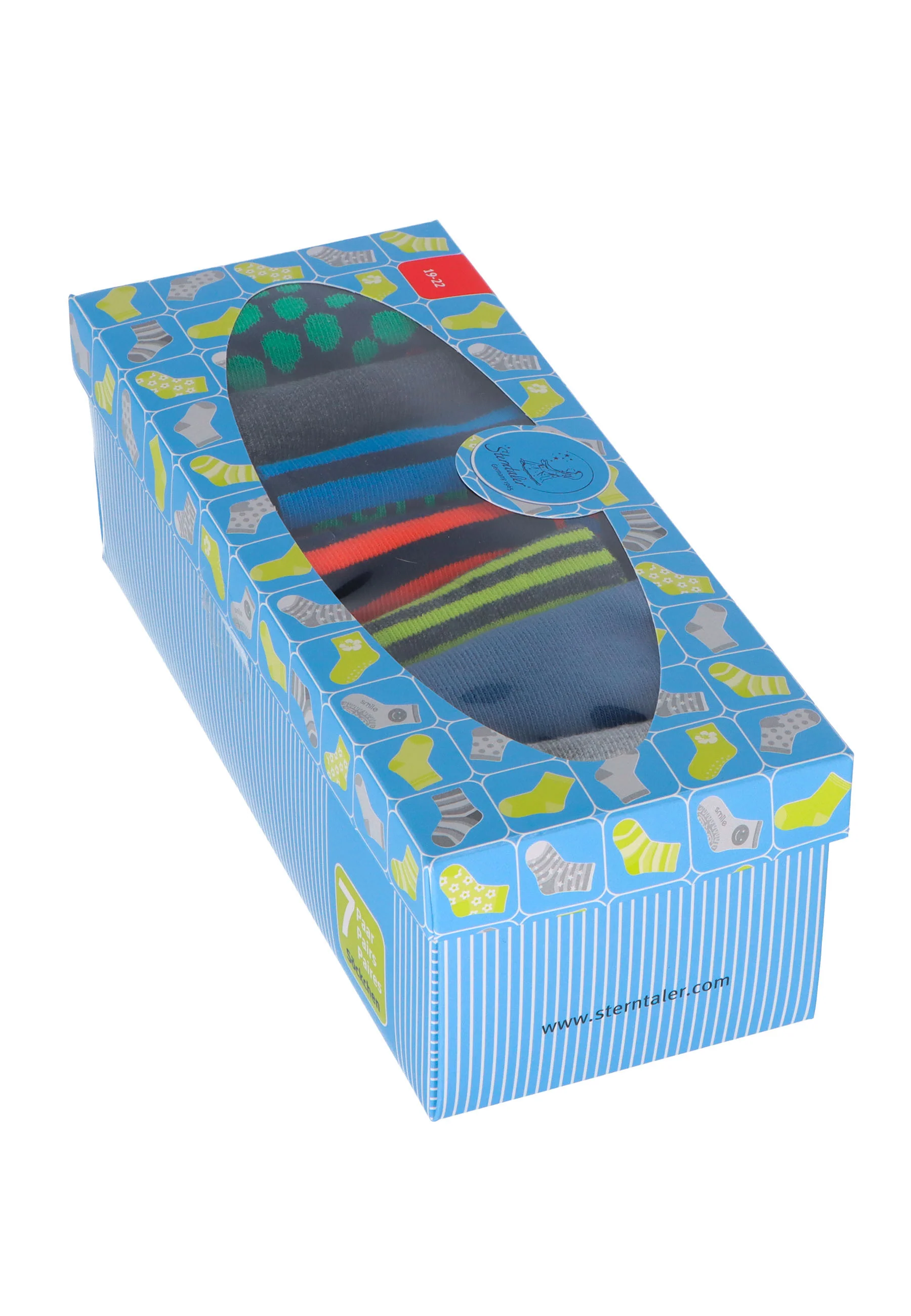 Söckchen Wochentage Junge, 7er-Box